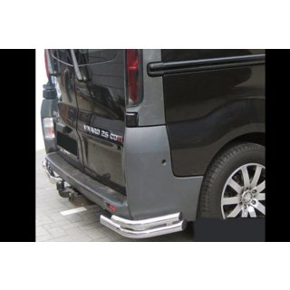 Achterhoeken AK003-Подвійний (RVS) Opel Vivaro 2001–2015 foto 1