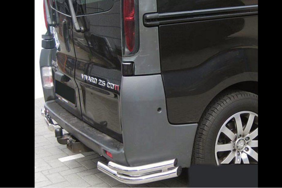Opel Vivaro 2001–2015 Achterhoeken AK003-Подвійний (RVS) Image