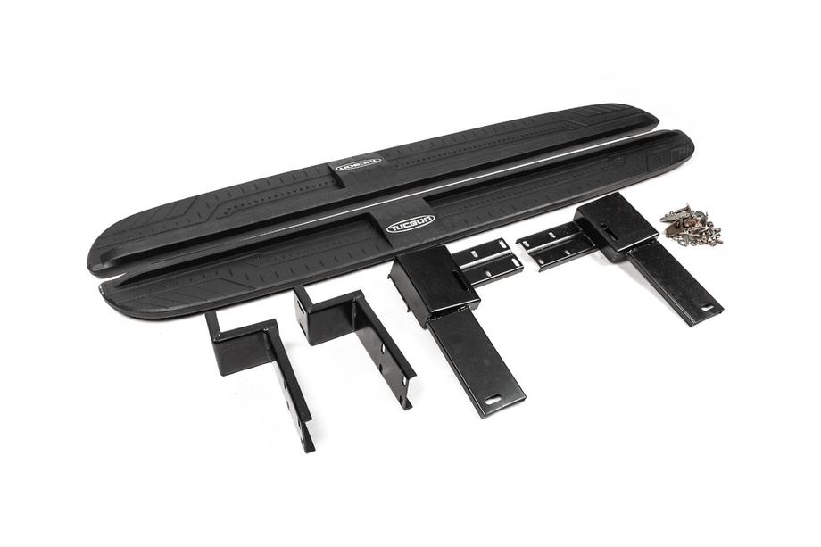 Hyundai Tucson JM 2004– OEM zijtreden (set 2 stuks, aluminium) Foto 1