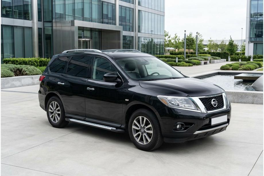 Nissan Pathfinder R52 2012–2021 Zijsteps Allmond Grey (2 stuks, aluminium) Image