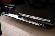 Nissan Pathfinder R52 2012–2021 Side steps Line (2 stuks, aluminium) foto 1