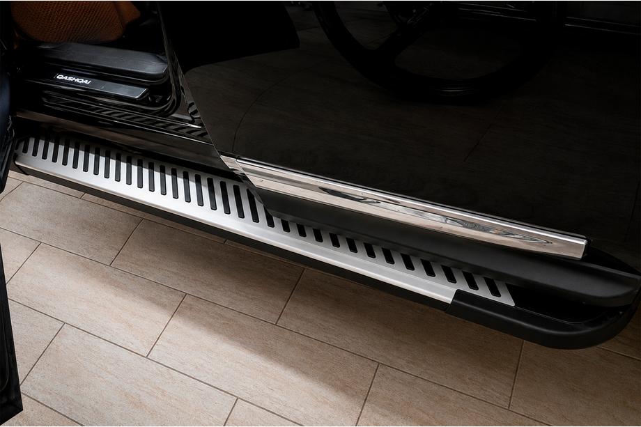 Nissan Pathfinder R52 2012–2021 Side steps Line (2 stuks, aluminium) Image