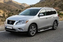 Nissan Pathfinder R52 2012–2021 Zijsteps Tayga V2 (2 stuks, aluminium) foto 1