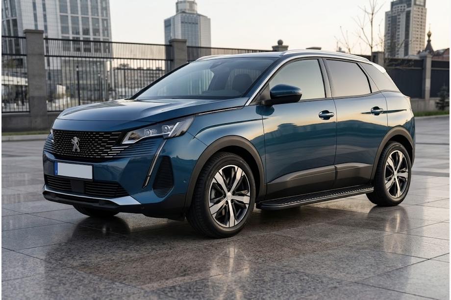 Peugeot 3008 2016–2023 Tayga Black side steps (2 stuks, aluminium) Image