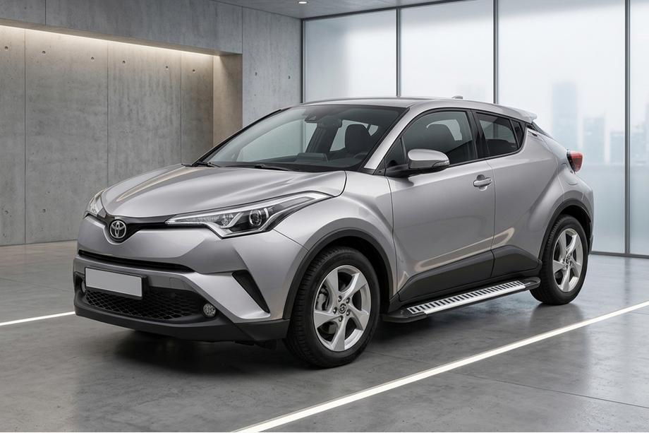 Toyota C-HR 2016–2023 Side steps Line (2 st., aluminium) Image