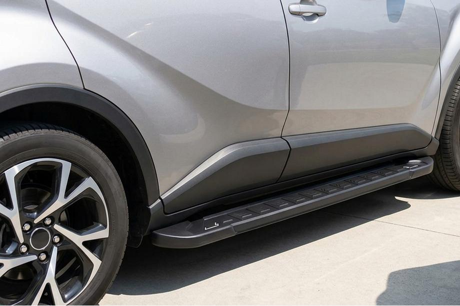 Toyota C-HR 2016–2023 Side steps RedLine Black (set van 2, aluminium) Image