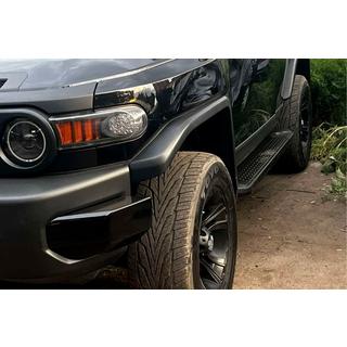 Side steps Allmond Black (2 st., aluminium) foto 2