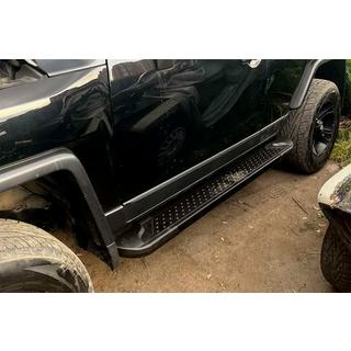 Side steps Allmond Black (2 st., aluminium) foto 1