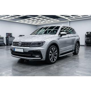 Side steps Tayga Grey (set van 2, aluminium) Volkswagen Tiguan 2016–2023 foto 1
