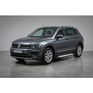 Side steps Allmond Grey (2 stuks, aluminium) Volkswagen Tiguan 2016–2023 foto 1