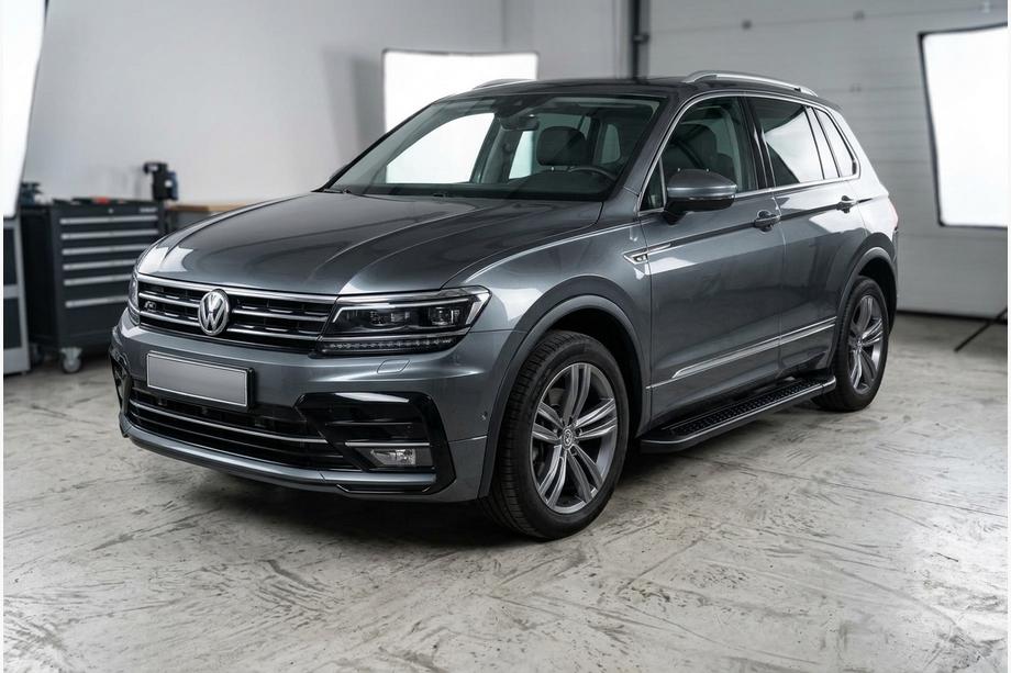 Volkswagen Tiguan 2016–2023 Allmond Black zijtreden (2 st., aluminium) Image