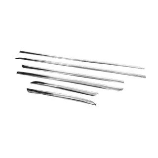 Deurstrip set (6 stuks, RVS) foto 4