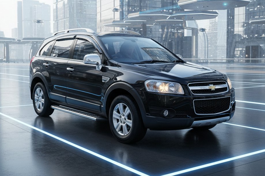 Chevrolet Captiva 2006–2019 Maydos V2 side steps (set 2 st., aluminium/RVS) 2006-2015 Image