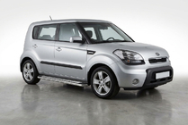 Kia Soul I 2008–2013 Zijtreden Maydos V2 (2 st., aluminium/RVS) foto 1