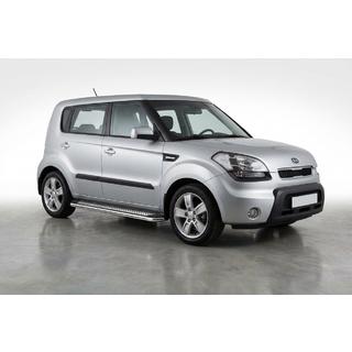Zijtreden Maydos V2 (2 st., aluminium/RVS) Kia Soul I 2008–2013 foto 1