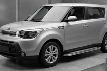 Kia Soul II 2013–2018 Zijtreden Maydos V2 (2 st., aluminium/RVS) foto 1