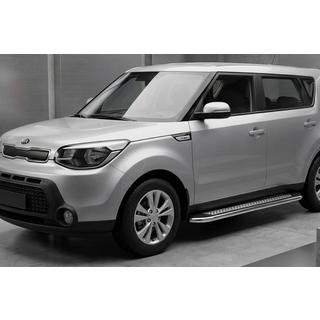 Zijtreden Maydos V2 (2 st., aluminium/RVS) Kia Soul II 2013–2018 foto 1
