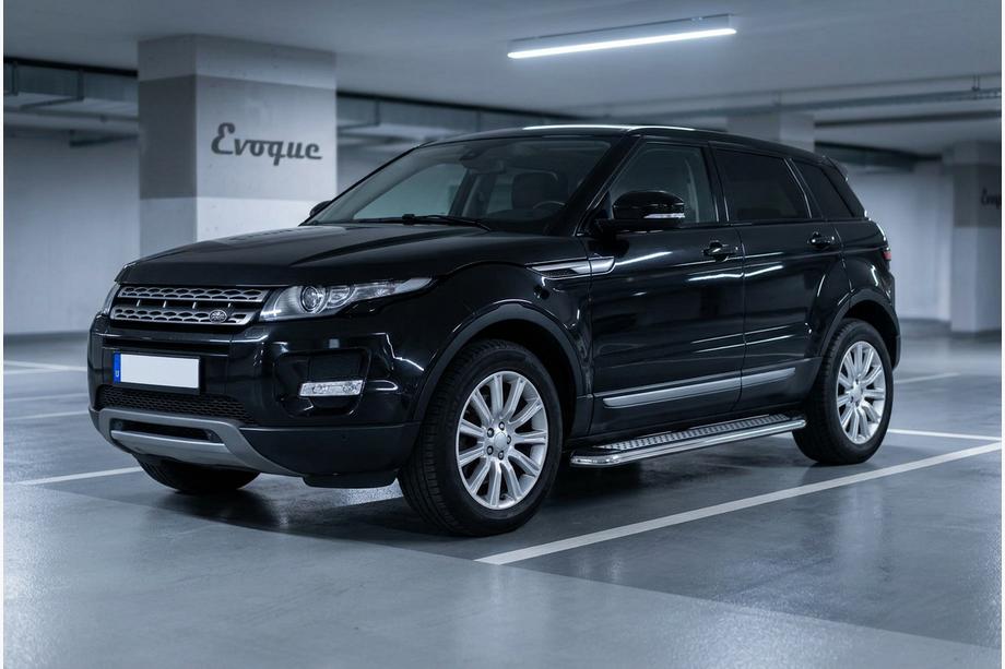 Range Rover Evoque 2012–2018 Zijtreden Maydos V2 (2 st., aluminium/RVS) Image