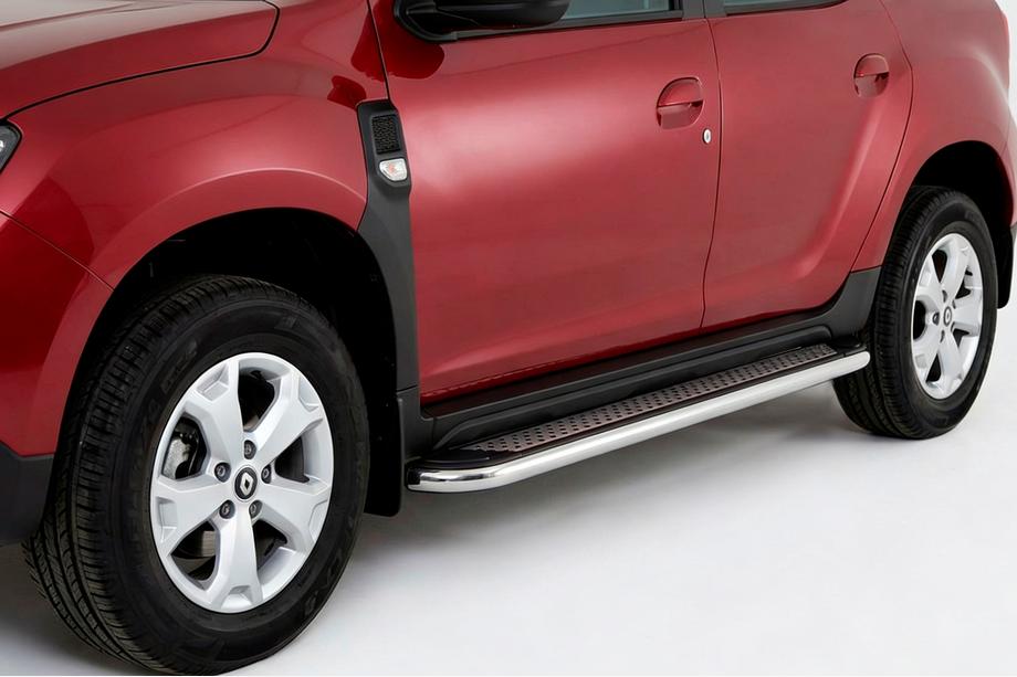 Dacia Duster 2018–2024 Zijtreden Maydos V2 (2 st., aluminium/RVS) Image
