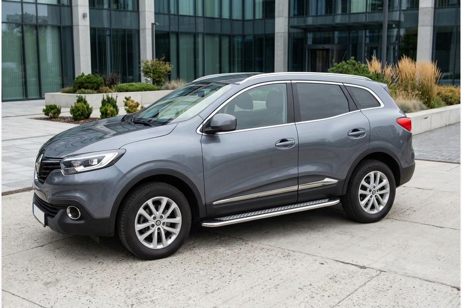 Renault Kadjar 2015–2022 Zijtreden Maydos V2 (2 st., aluminium/RVS) Image