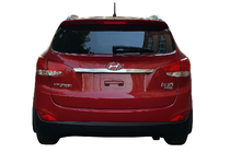 Hyundai IX-35 2010–2015 Brede chromen sierlijst boven de kentekenplaat Verchroomd kunststof foto 1