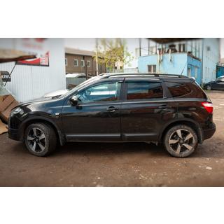 Raamwindschermen met chromen sierlijst (set van 4, Niken) Nissan Qashqai 2007–2010 foto 4
