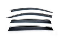 Volkswagen Tiguan 2016–2023 Raamwinddeflectoren met chroomlijst (4 stuks, Niken) foto 1
