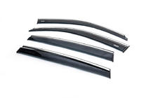 Volkswagen Tiguan 2007–2016 Raamwindschermen met chroomlijst (set 4 stuks, Niken) foto 7