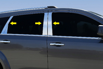 Dodge Journey 2008–2020 RVS deurstijl sierlijsten foto 1
