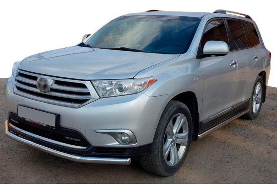 Toyota Highlander 2008–2013 Frontbeschermbeugel ST008 (2010-2013, RVS) Image
