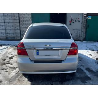 Kunststof achterbumper diffuser met opstaande rand Chevrolet Aveo T250 2005–2011 foto 1