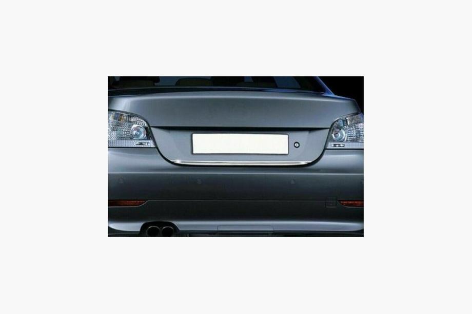 BMW 5 Serie E60/E61 2003–2010 RVS kofferbakrand Foto 4