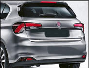Fiat Tipo 2016– Kofferbakrand (RVS) HB, OmsaLine - Italiaans roestvrij staal foto 2
