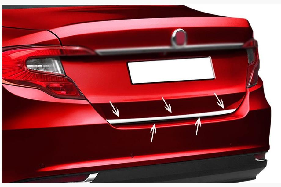 Fiat Tipo 2016– Kofferbakrand (RVS) HB, OmsaLine - Italiaans roestvrij staal Image