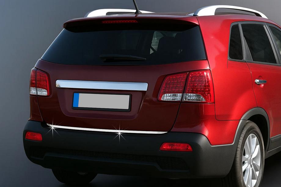 Kia Sorento II XM 2009–2014 RVS kofferbakrand (2009-2013) Carmos - Turks staal Image