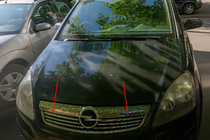 Opel Zafira B 2005–2011 RVS sierlijsten voor grille (6-delig) foto 1