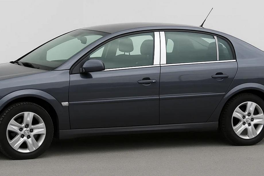 Opel Vectra C 2002–2008 Chroom deurstijl afdekkappen (6 st., RVS) Image