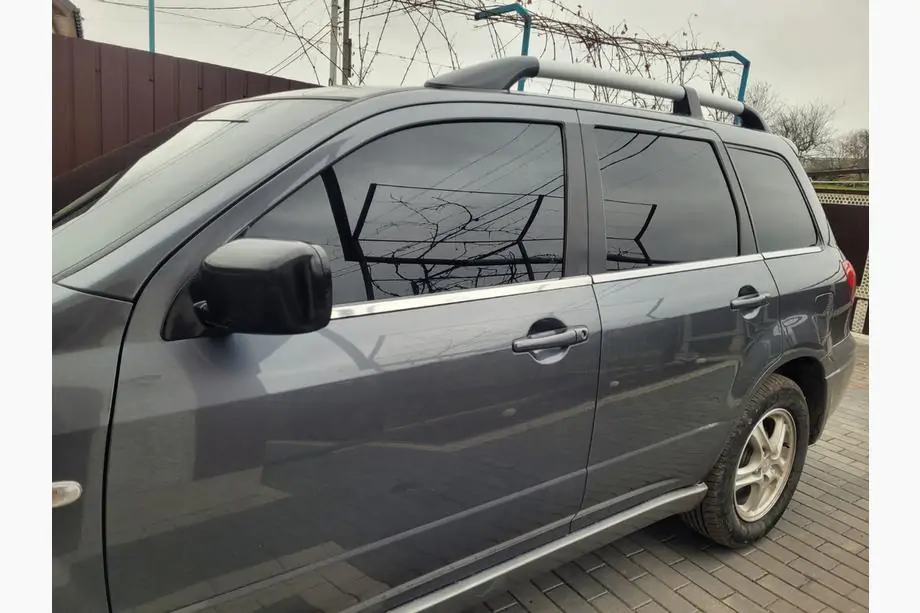 Mitsubishi Outlander 2001–2006 Onderste raamlijsten (6 stuks, RVS) Image