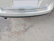 Volkswagen Passat B6 2006–2012 Carmos chroom achterbumperbeschermer (alleen SW) foto 1