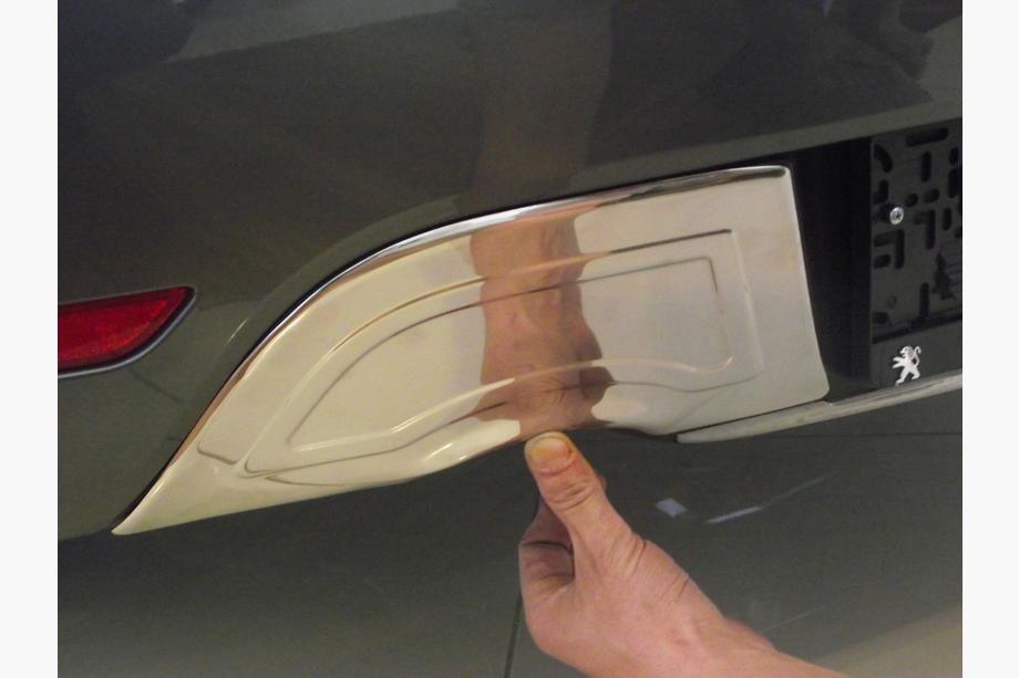 Peugeot 508 2010–2018 Achterbumperlijst (RVS) Image