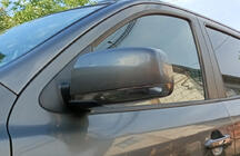 Hyundai Santa Fe 2 2006–2012 Spiegelkappen (2 stuks, RVS) foto 1