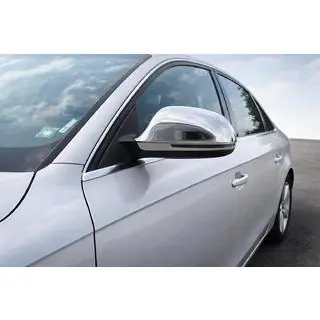 RVS spiegelkappen 2009-2012 (2 stuks) Audi A6 C6 2004–2011 foto 1