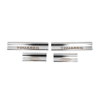 RVS instaplijsten binnenzijde Carmos (set van 4) Volkswagen Touareg 2002–2010 foto 2