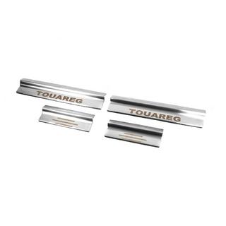 RVS instaplijsten binnenzijde Carmos (set van 4) Volkswagen Touareg 2002–2010 foto 1