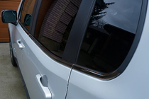 Jeep Renegade 2014– Raamomlijsting Zwart Chroom (6 stuks, RVS) foto 2