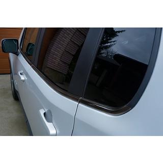 Raamomlijsting Zwart Chroom (6 stuks, RVS) Jeep Renegade 2014– foto 2