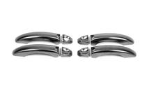 Volkswagen Amarok 2010–2022 Deurgreep covers Zwart Chroom (4-delig, RVS) foto 1