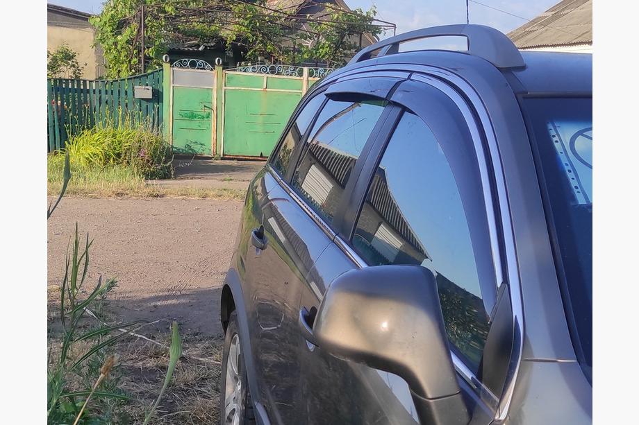 Opel Antara 2006–2017 Raamwindschermen met chromen sierlijst (set van 4, Niken) Image