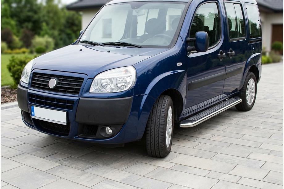 Fiat Doblo I 2005–2010 Zijtreden Maydos V2 (2 st., aluminium/RVS) Maxi basis Image