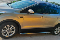 Ford Kuga/Escape 2013–2019 Maydos V2 side steps (2 stuks, aluminium + RVS) foto 9